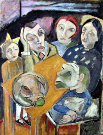 Familjen 110*84 Olja